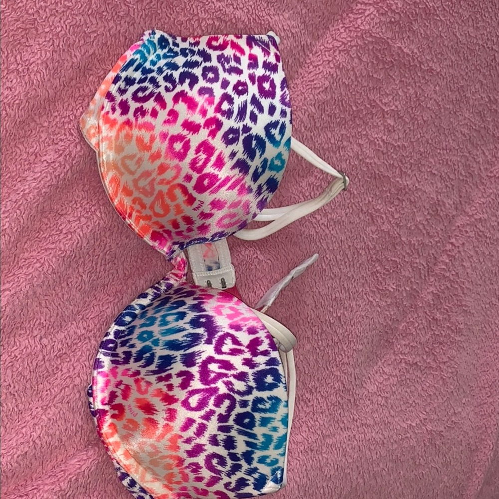 Pink colorful bra